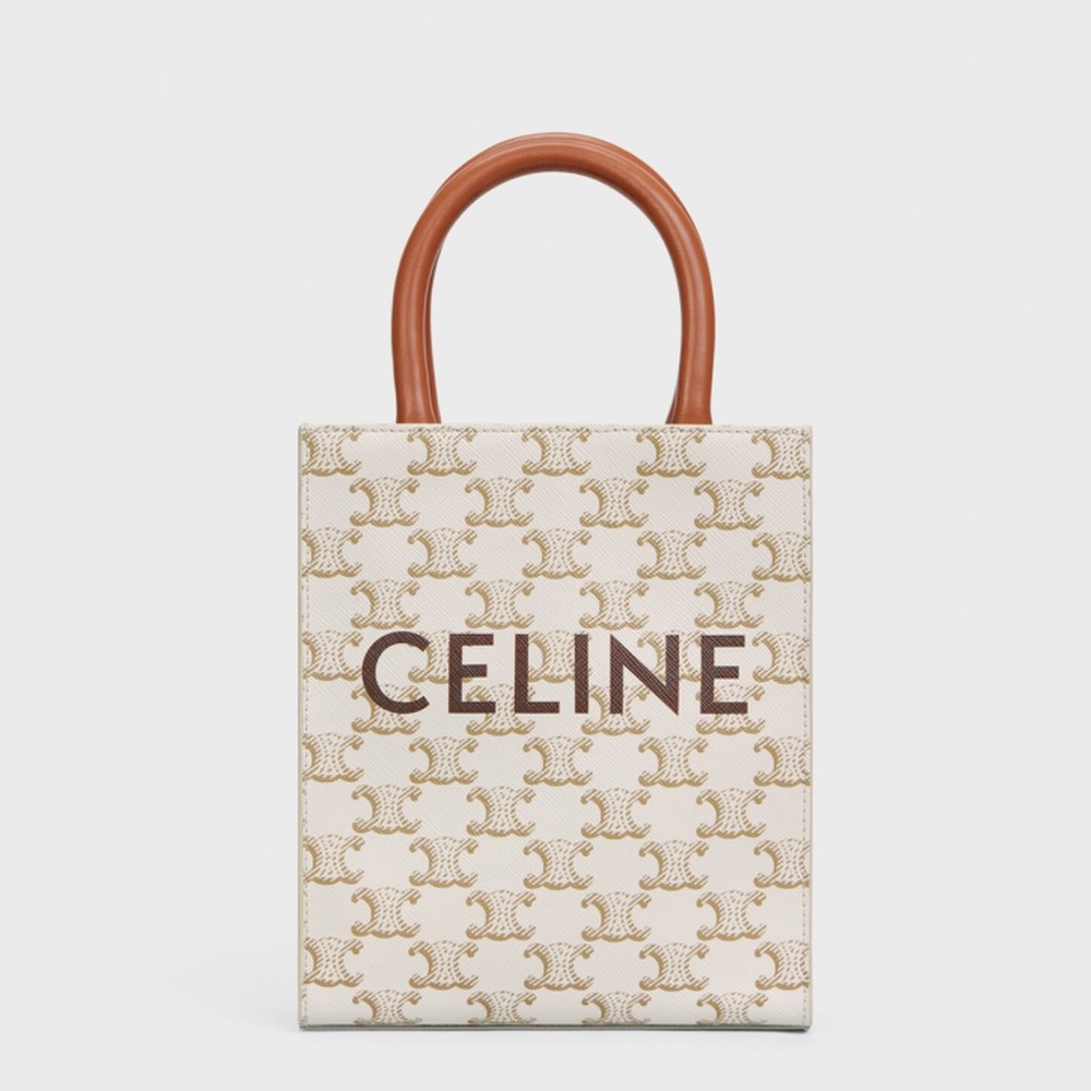 Celine Cream Canvas Bag